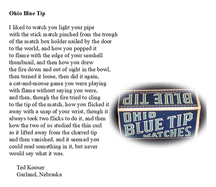 Ohio Blue Tip by Ted Kooser